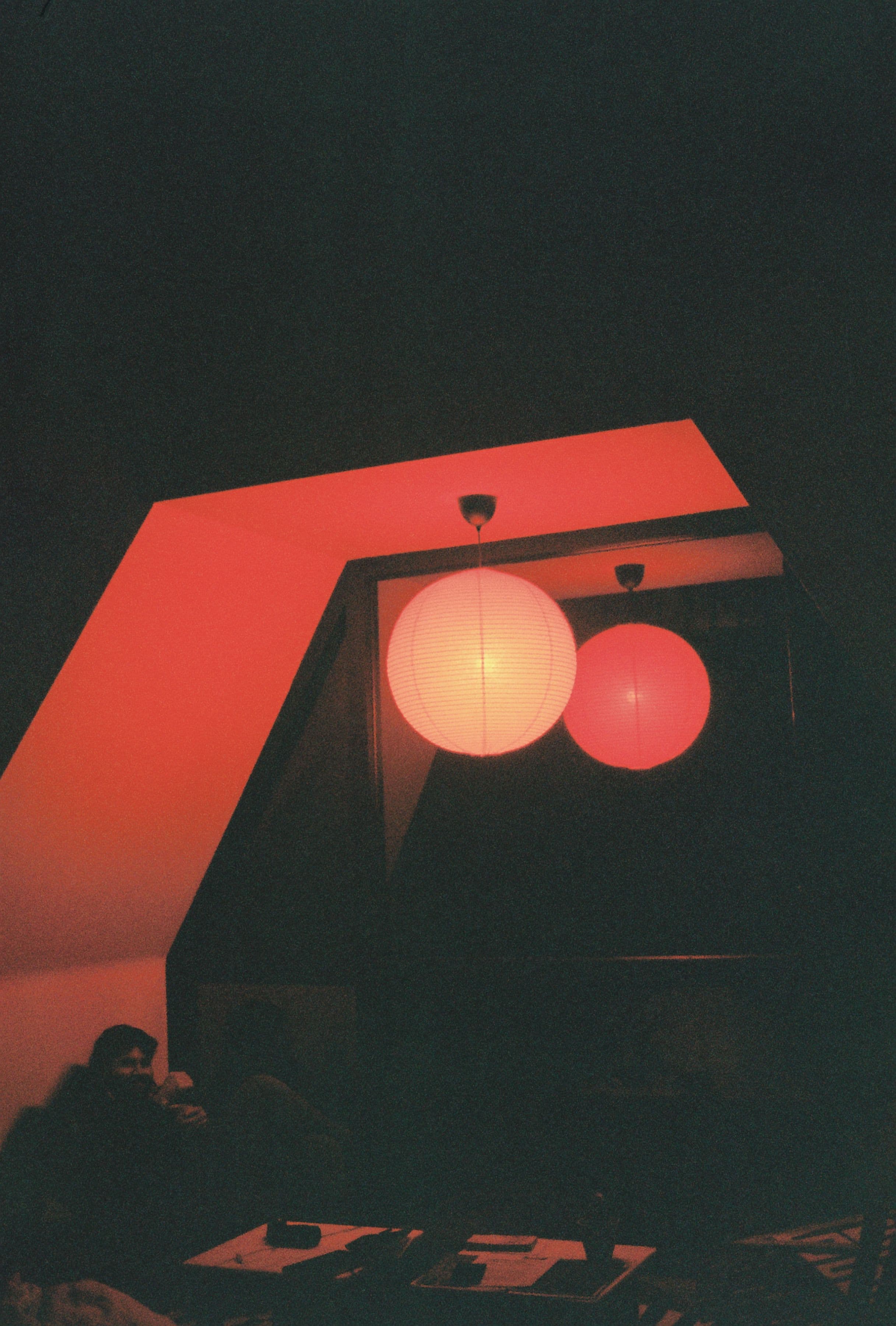 Red lamp